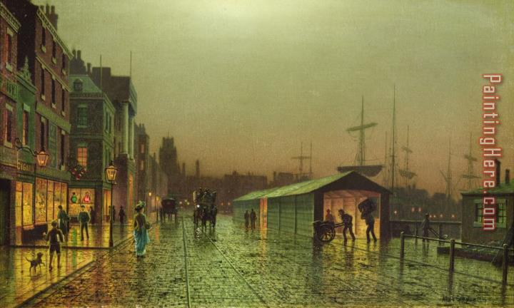 John Atkinson Grimshaw Liverpool Docks